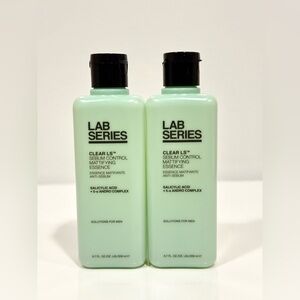 2x Lab Series For Men Clear LS Sebum Control Mattifying Essence 6.7Oz/200mL New